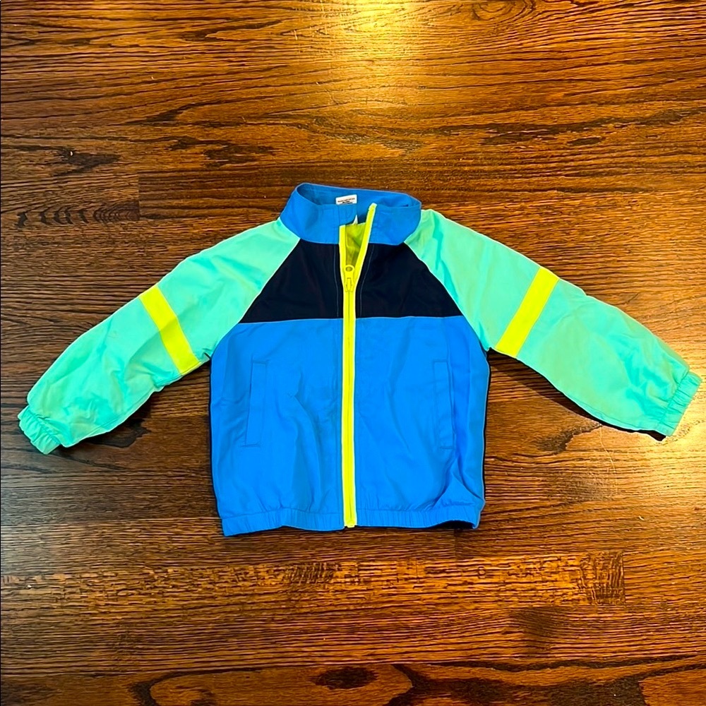 Okie Dokie Blue and Yellow Raincoat Sporty Lightweight Design
